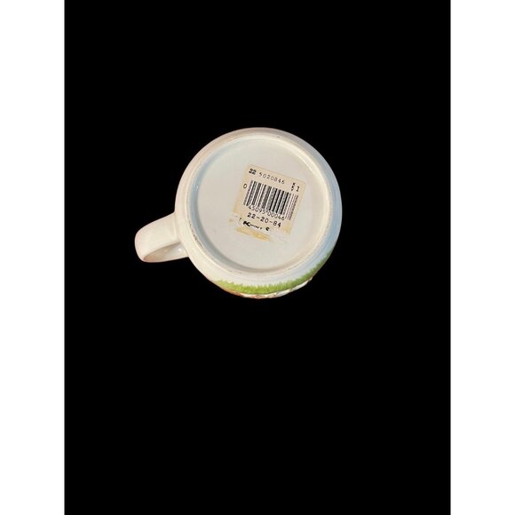 Vintage AMERICANA Bald Eagle Coffee Mug Mountain Motif Ceramic - Picture 4 of 4